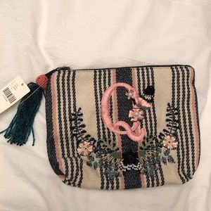 Anthropologie monogram bag letter Q